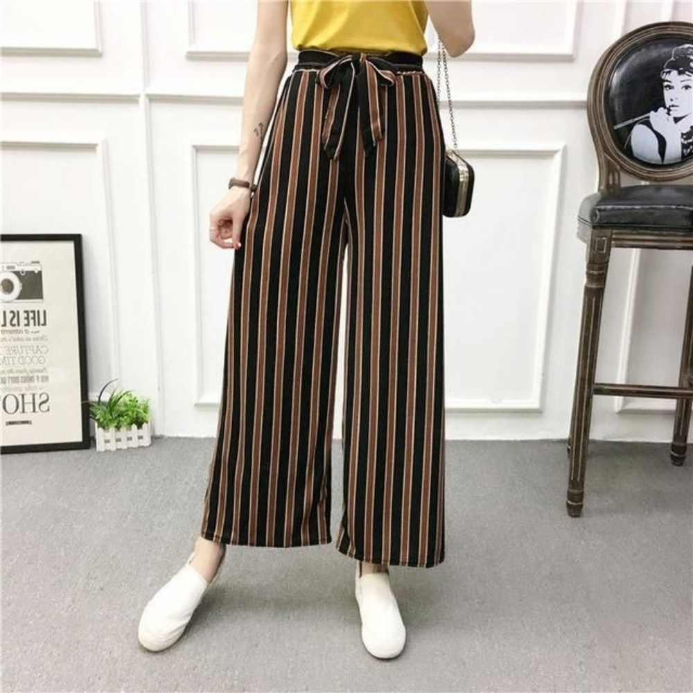 Striped wide pants - Picture 4 of 4